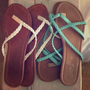 Womens sandals.